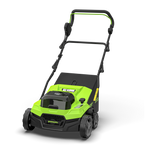 POWERALL 48V (24V x 2) Vertikutierer / Rasenlüfter 2-in-1 38cm - Ohne Akku