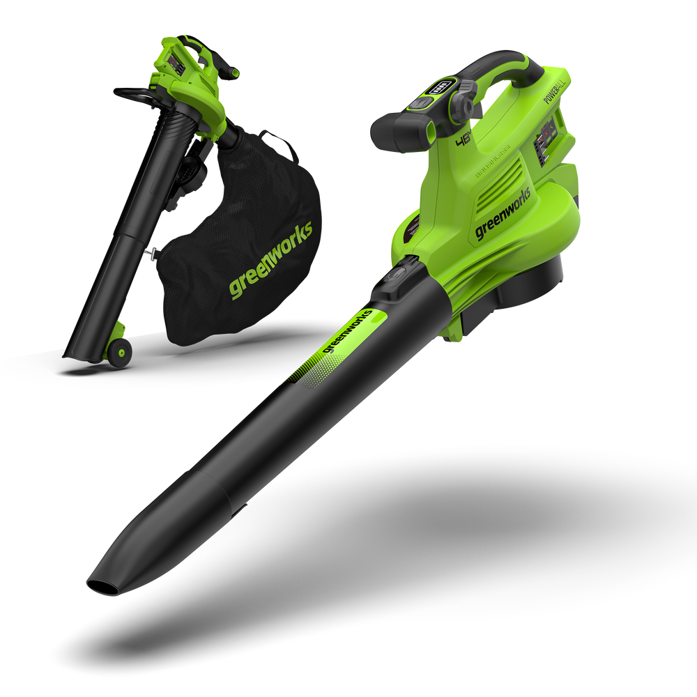 48V (24V x 2) Laubbläser / Laubsauger 386 km/h Gen. II - Ohne Akku