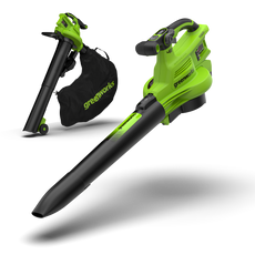 48V (24V x 2) Laubbläser / Laubsauger 386 km/h Gen. II - Ohne Akku