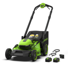 POWERALL 48V (24V x 2) Rasenmäher 51cm mit Radantrieb - 2x 6Ah Akkus