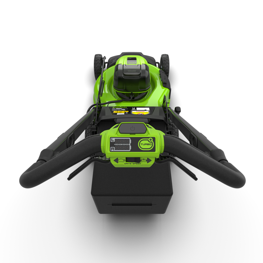 40V Rasenmäher 51cm mit Radantrieb - 2x 5Ah Akkus