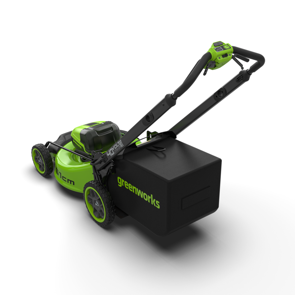 40V Rasenmäher 51cm mit Radantrieb - 2x 5Ah Akkus