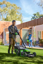 48V (24V x 2) Rasenmäher 46cm mit Radantrieb Gen. II - 2x 4Ah Akkus