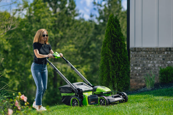 POWERALL 48V (24V x 2) Rasenmäher 46cm mit Radantrieb Gen. II - Ohne Akku
