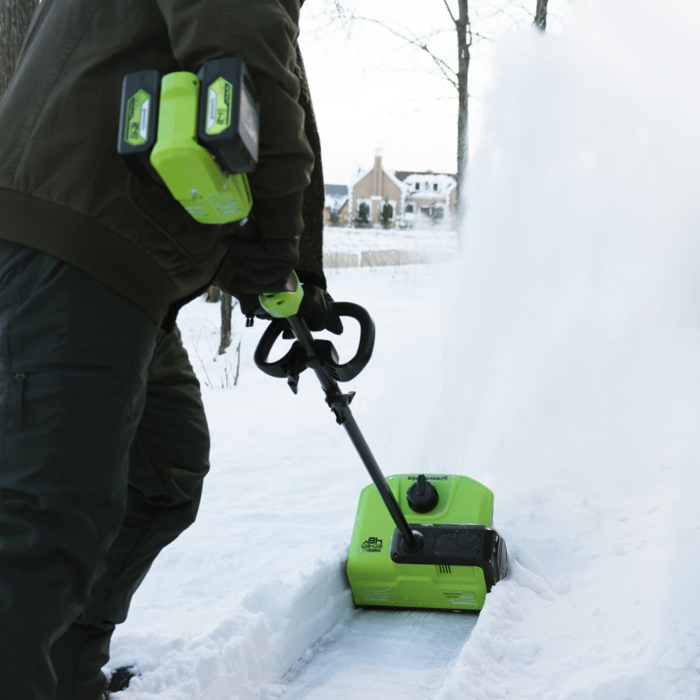 POWERALL 48V (24V x 2) Schneefräse – 2x 4Ah Akku