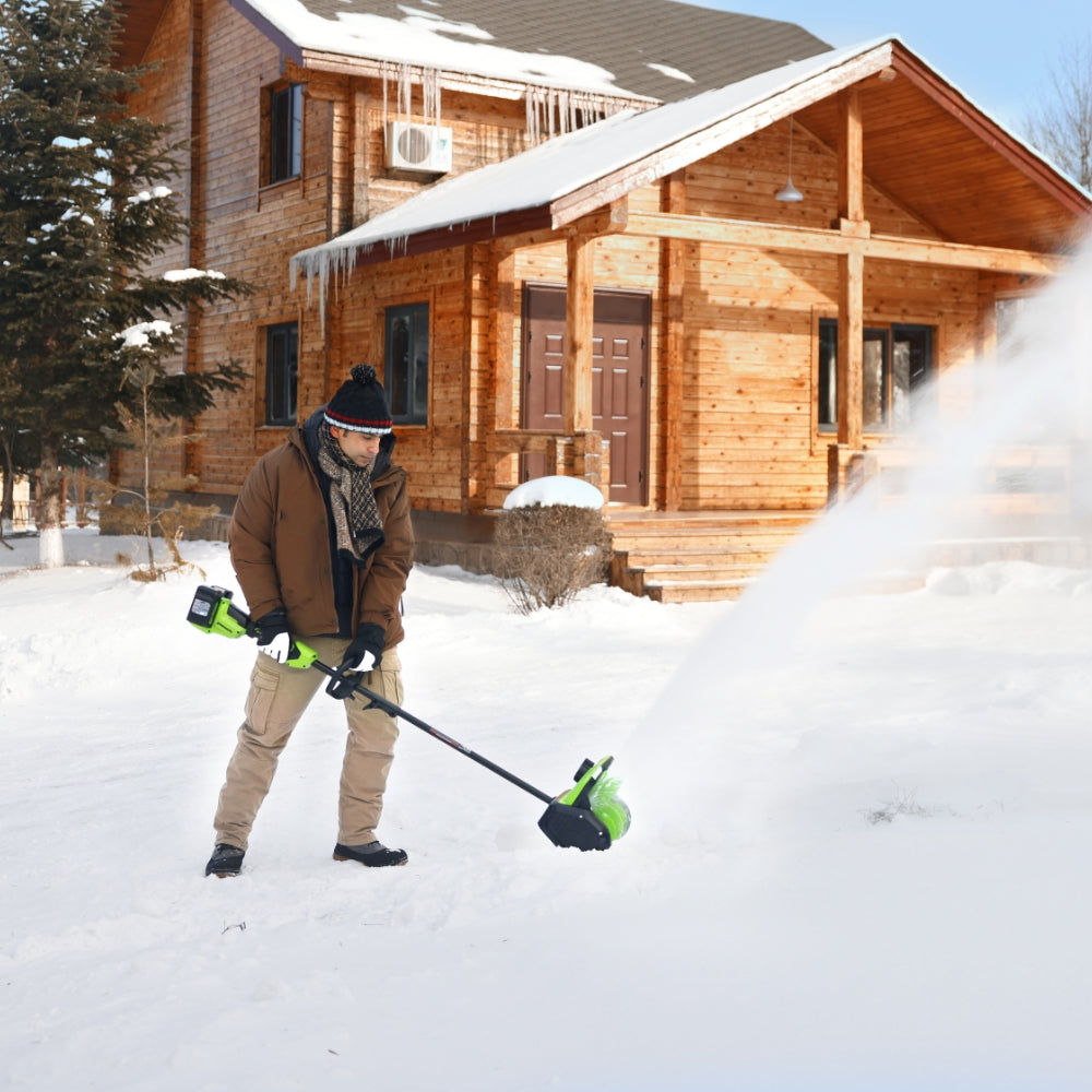 48V (24V x 2) Schneefräse – 2x 4Ah Akku