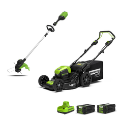 80V Kombo-Set Rasenmäher SP 46cm + Rasentrimmer 38cm