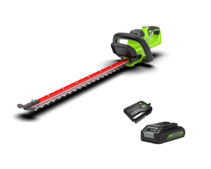 24V Heckenschere 61cm mit 2Ah Akku