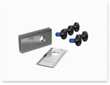 9 Ersatzklingen und 9 Schrauben