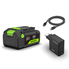 POWERALL 24V Starter Kit 4Ah USB-C Akku + 100W Ladegerät